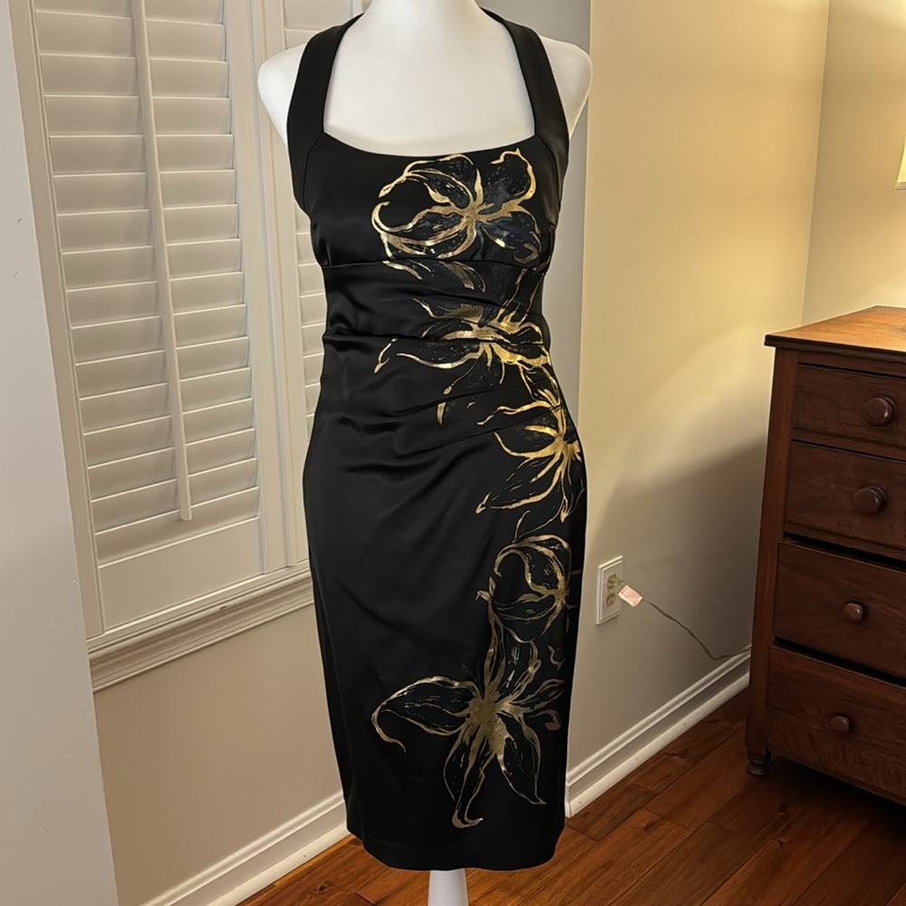 Black cocktail dress